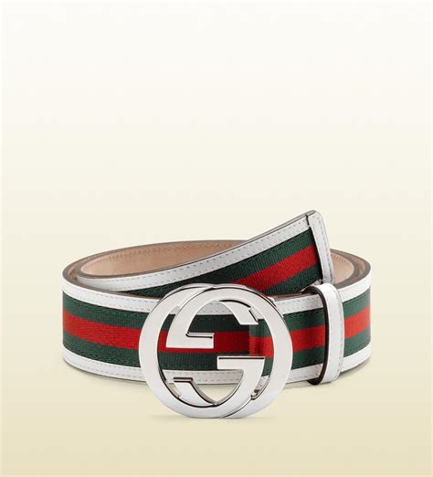 gucci men's web belt with g buckle|gucci belts for men price.